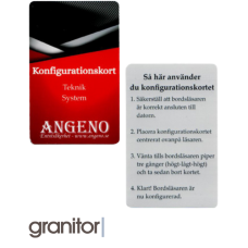 Konfigurationskort till Bordsläsare RFID STD