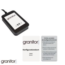 Desktop reader RFID STD customized for configuration cards