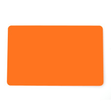 Orange Gloss 760 Micron Cards with Colored Core (Pack of 100)