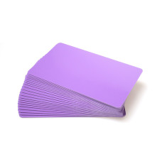 Purple Gloss 760 Micron Cards with Colored Core (Pack of 100)